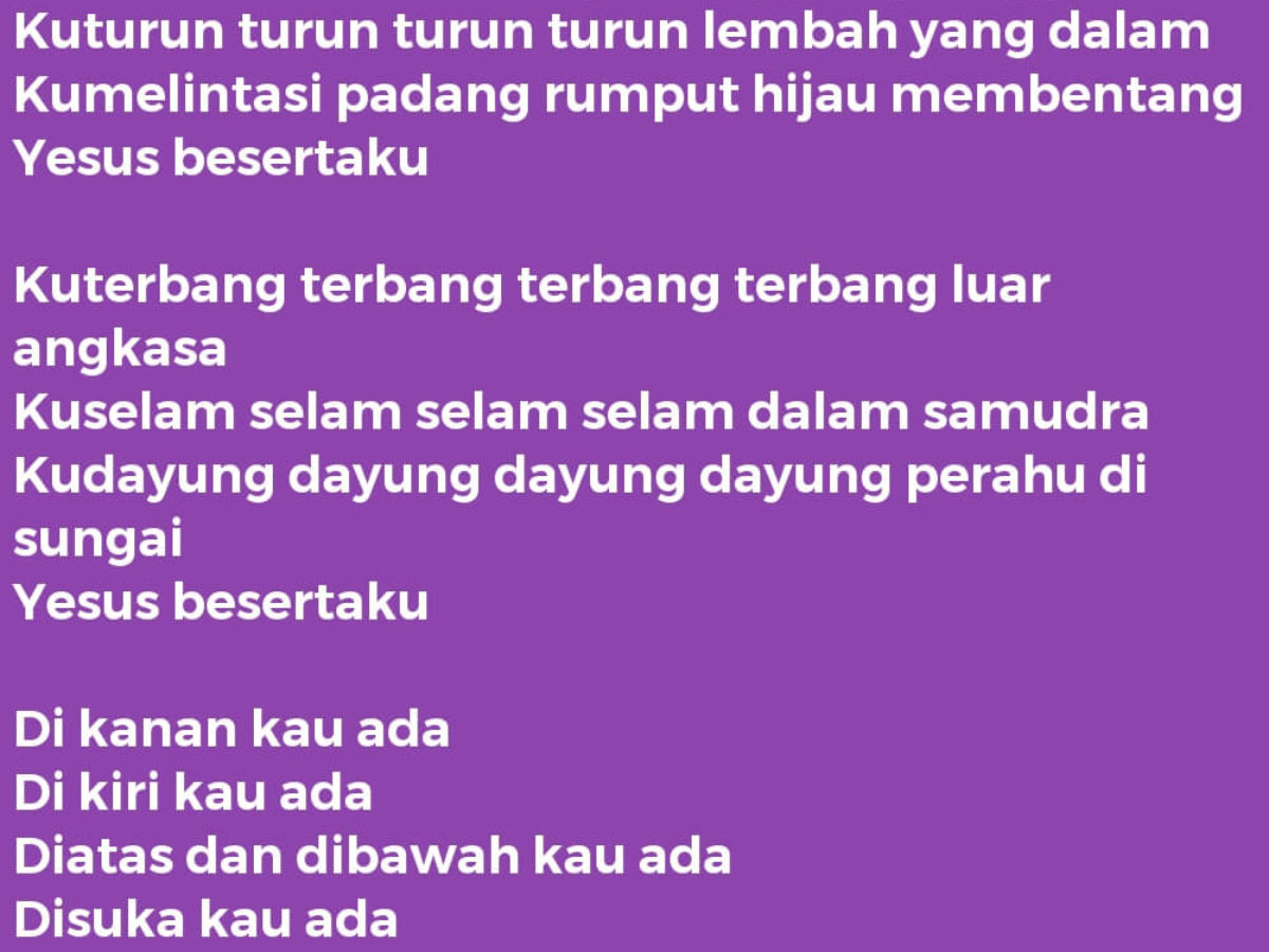 Kudaki Daki Lirik Lagu Kristen