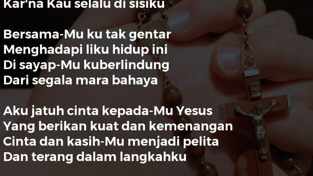 Aku Jatuh Cinta Kepadamu Lirik Lagu Kristen