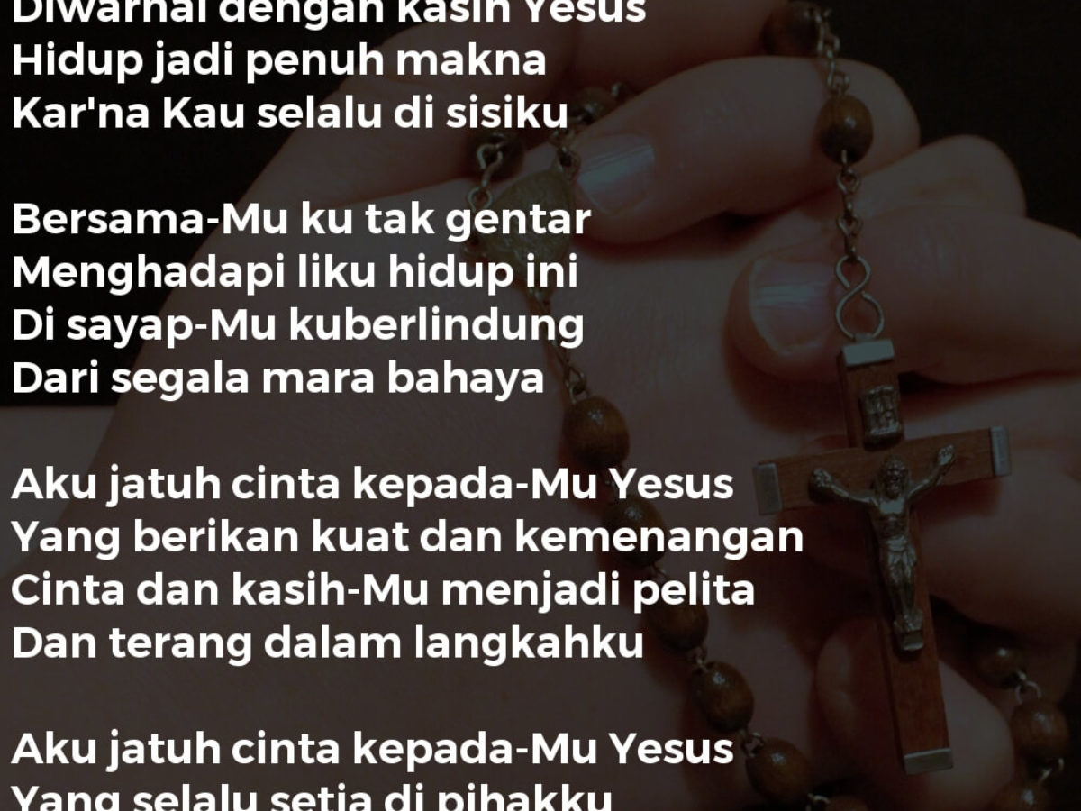 Aku Jatuh Cinta Kepadamu Lirik Lagu Kristen