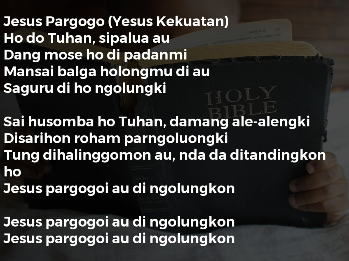 Jesus Pargogo Yesus Kekuatan Lirik Lagu Kristen