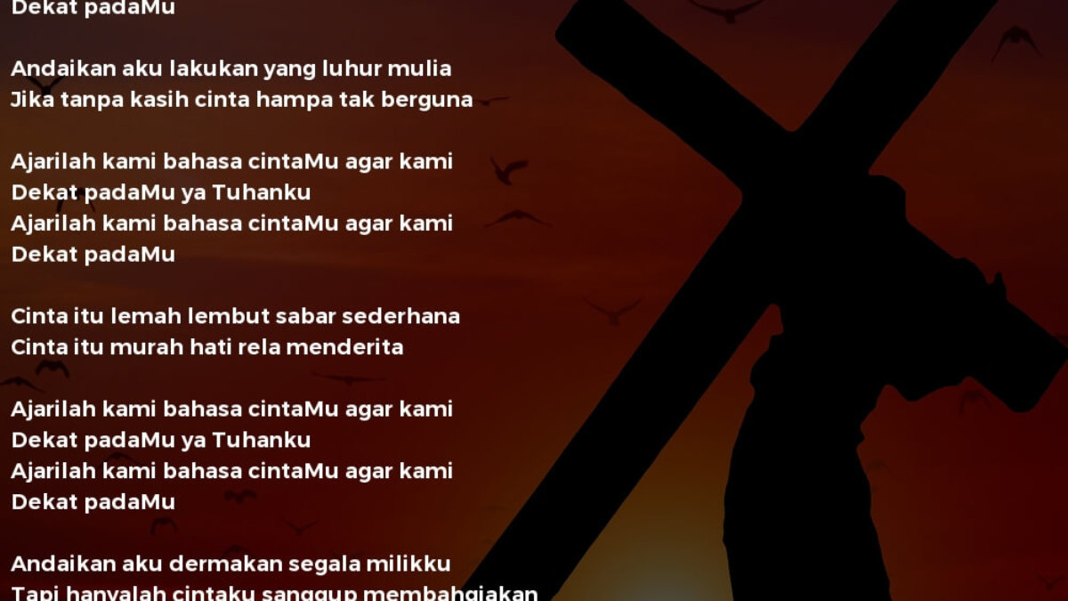 Bahasa Cinta Ajarilah Kami Lirik Lagu Kristen