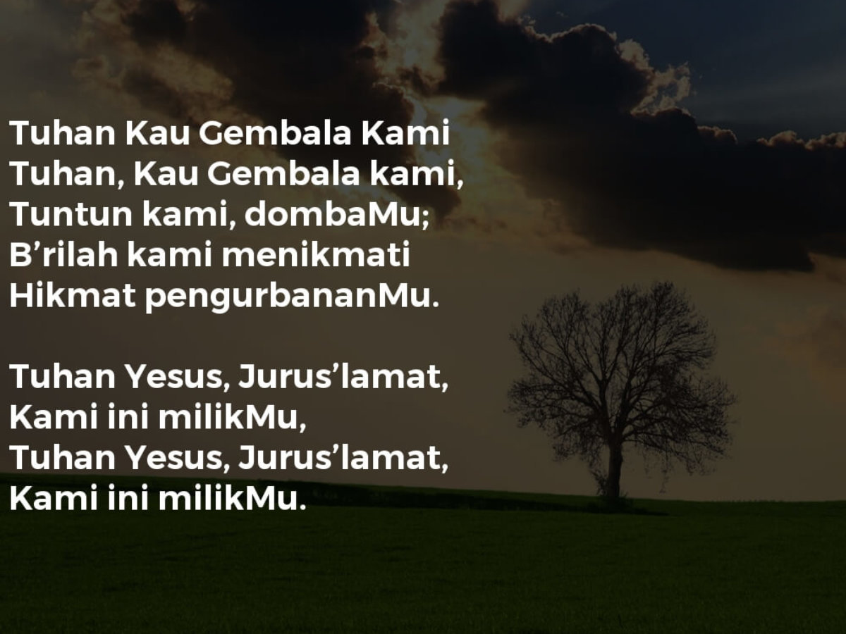 Tuhan Kau Gembala Kami Lirik Lagu Kristen