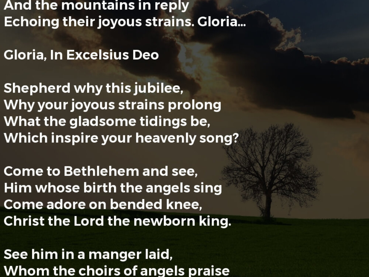 Angels We Have Heard On High Lirik Lagu Kristen