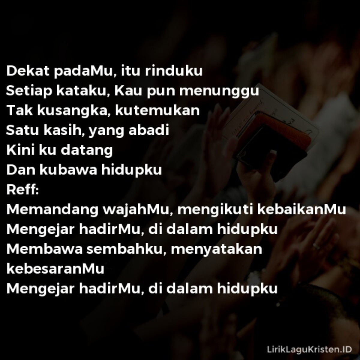 Memandang Wajahmu Lirik Lagu Kristen